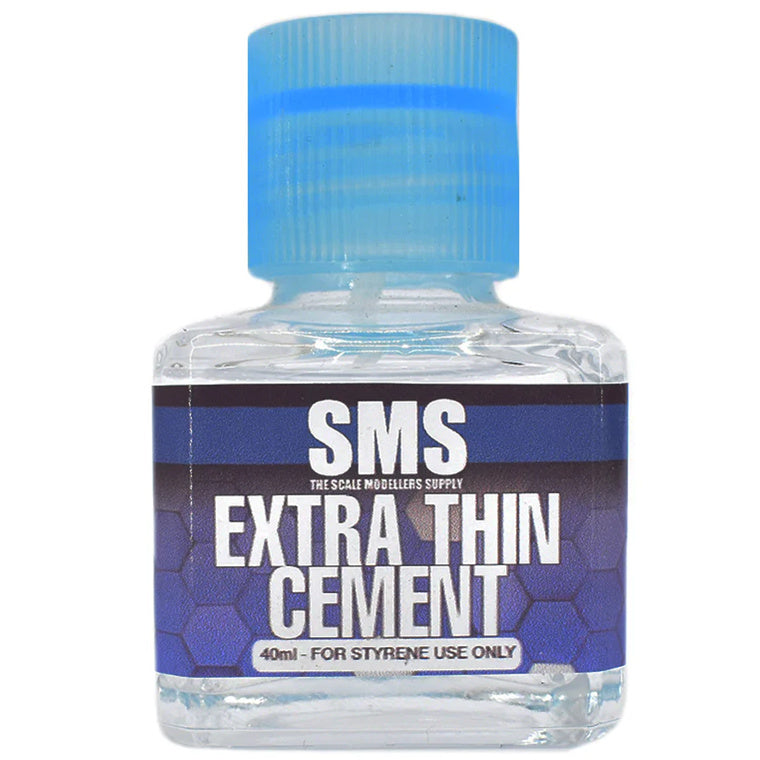 SMS CMT03 - AIRBRUSH PAINT 40ML EXTRA THIN GLUE CEMENT SCALE MODELLERS SUPPLY