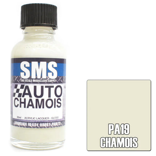 SMS PA19 - AIRBRUSH PAINT 30ML AUTO COLOUR CHAMOIS SCALE MODELLERS SUPPLY