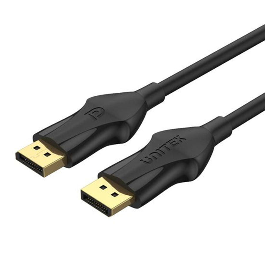 Unitek C1624BK-5M - 5m DisplayPort V1.4 Cable Supports 8K@60Hz 4K@144Hz & 1440p@240Hz 32.4Gbps