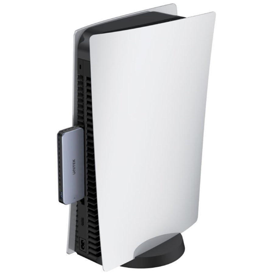 Unitek S1224A - PS5 External Storage. Dual USB-A 10G to M2 PCIe/NVMe Enclosure. Grey