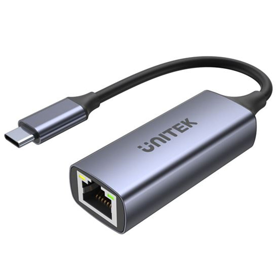 Unitek U1323A - USB-C to Gigabit Ethernet Adapter. Data Transfer Rate 5Gbps 100W Power Delivery.