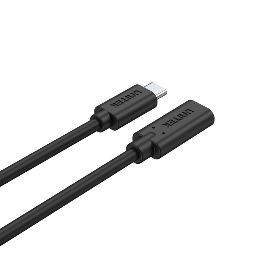 Unitek C14086BK-1M - 1m USB-C 3.1 Male to Female Extension Cable. up to 4K@60Hz 100W/20V 5A Power