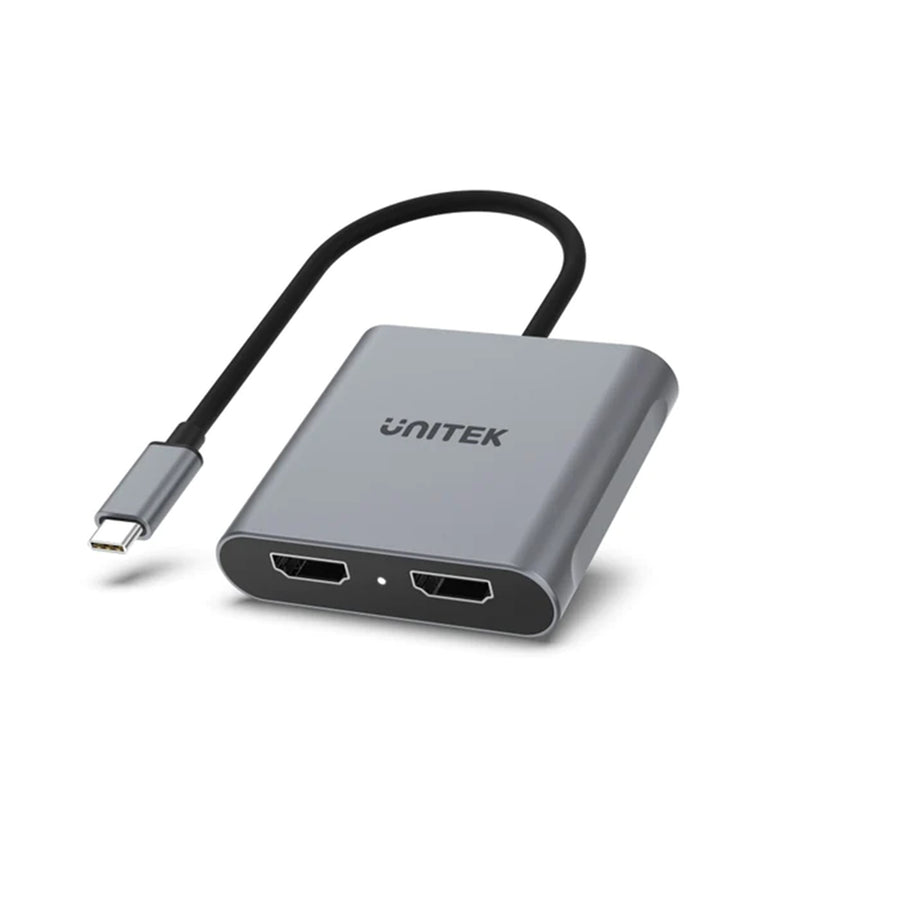 Unitek V1404B - USB-C to Dual HDMI Adapter. Supports Up to 4K@60Hz. Supports Multi-Screen (MST)