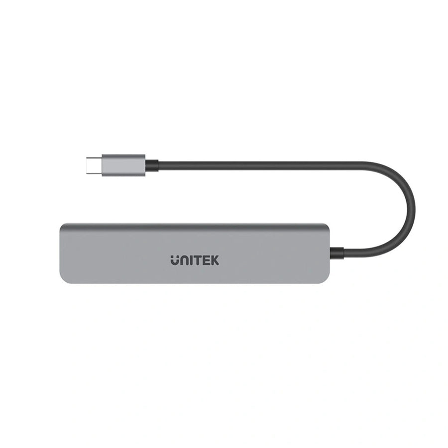 Unitek H1118A - 7-in-1 Multi-Port Hub w/ USB-C Connector. 3x USB-A Ports 1x HDMI MicroSD Slots