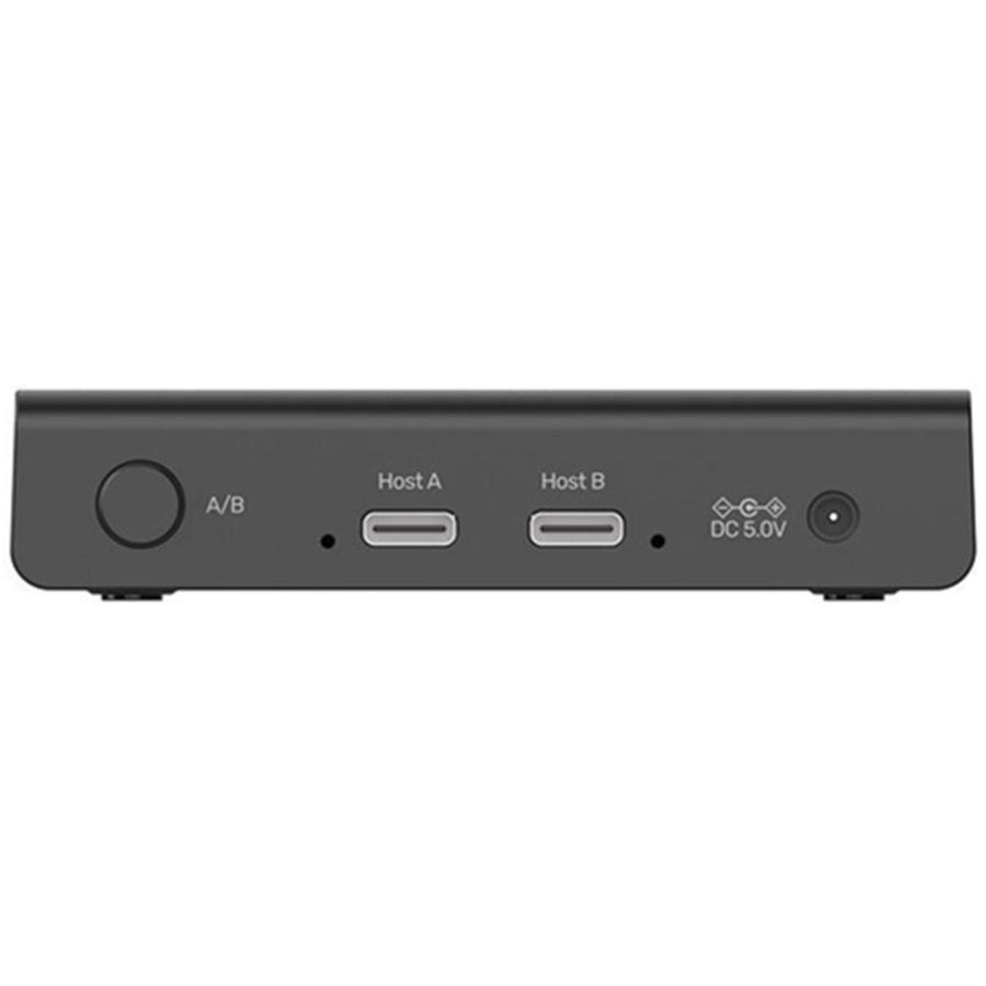Unitek 4-Port KVM Switcher with 4x USB-A 3.0 Ports - Share USB Devices Between 2x Laptops/PCs, Upto 5Gbps Transfer Speed, LED Indicator, Plug & Play - Inc USB-A to C & USB-A to DC Cables
