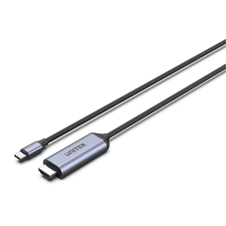Unitek V1423A - 1.8m 4K USB-C to HDMI cable. Premium Audio Video UltraHD. Gold Plated Connectors.