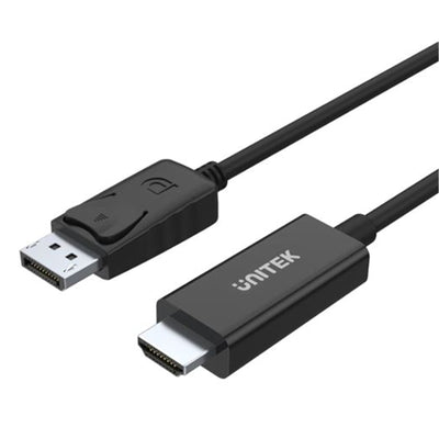 Unitek Y-5118CA - 1.8m DisplayPort to HDMI Cable. FHD up to 1920x1200 PC & HDTV up to 1080P.