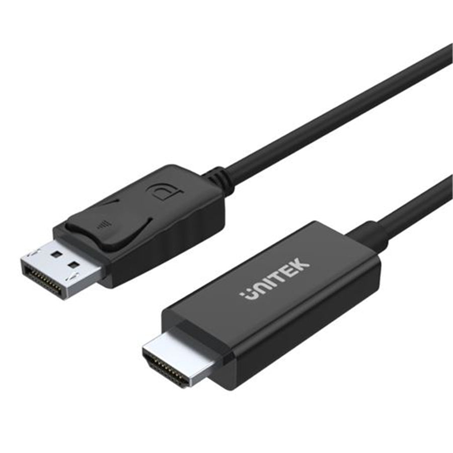 Unitek Y-5118CA - 1.8m DisplayPort to HDMI Cable. FHD up to 1920x1200 PC & HDTV up to 1080P.
