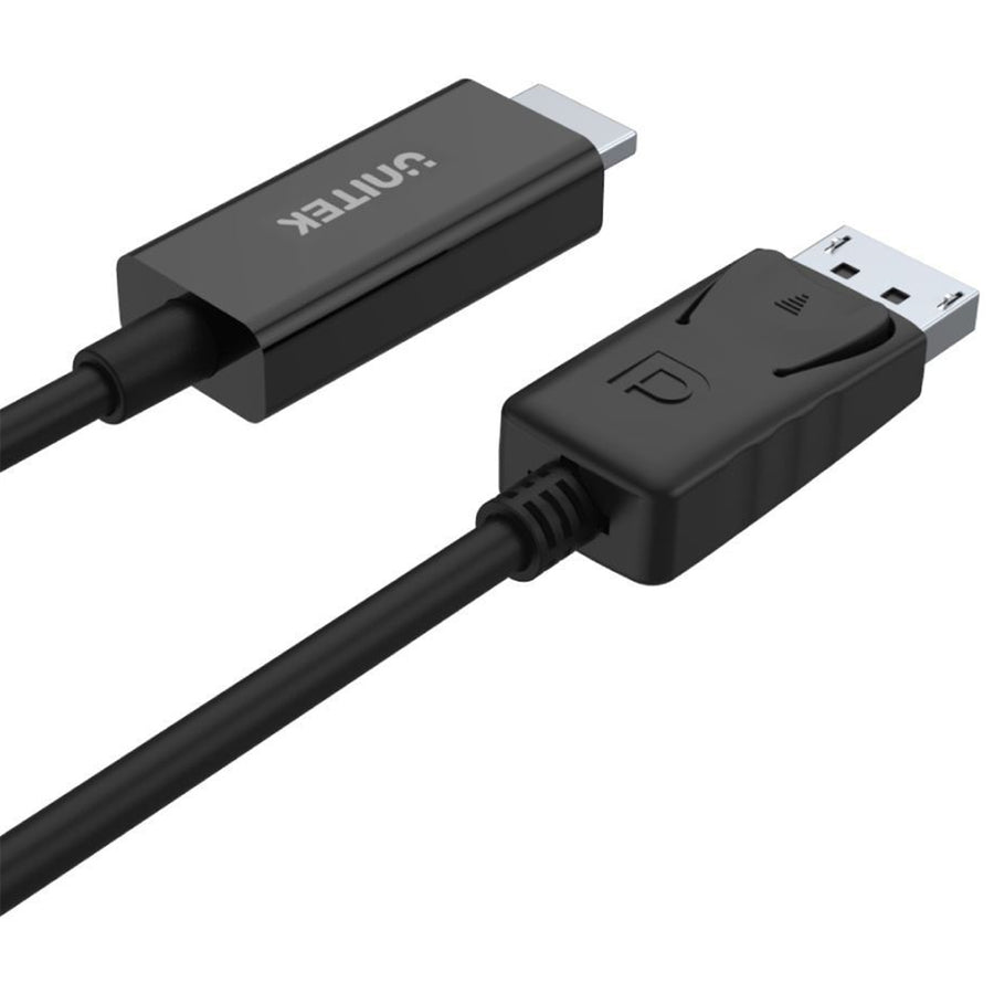 Unitek Y-5118CA - 1.8m DisplayPort to HDMI Cable. FHD up to 1920x1200 PC & HDTV up to 1080P.