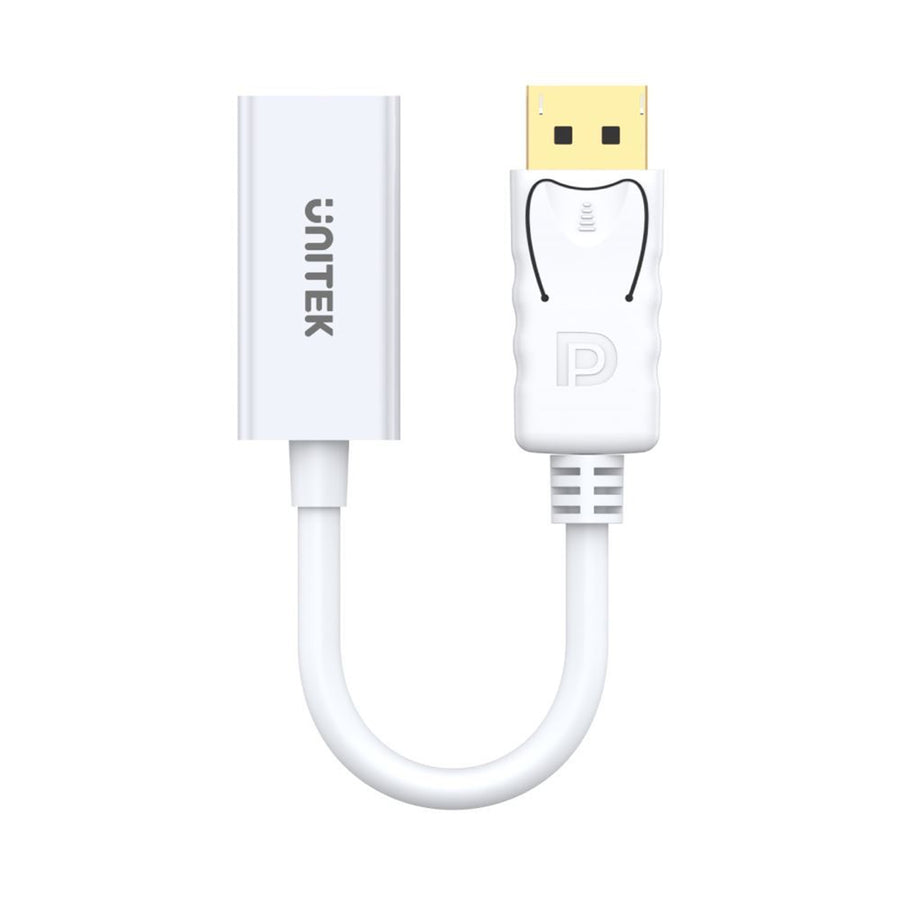 Unitek Y-6332 - 4K 30Hz DisplayPort to HDMI 1.4 Adapter w/ 20cm Cable. Supports 4K Ultra HD Resol
