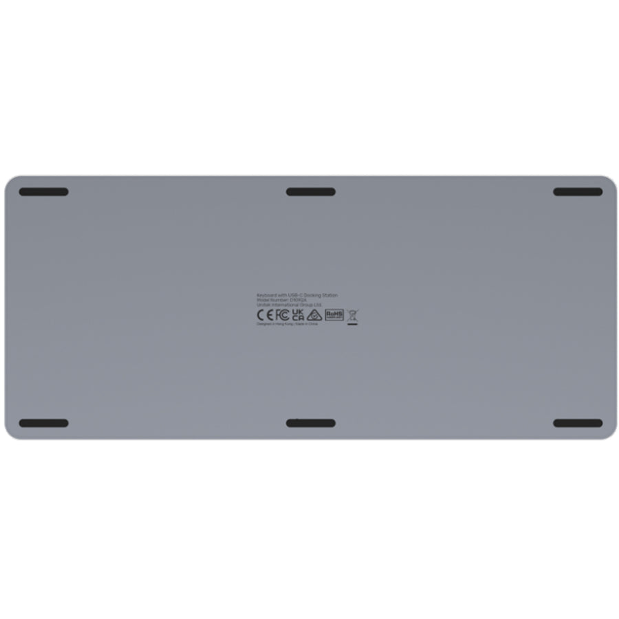 Unitek D1092A - 9-in-1 Hub w/ Keyboard. Back Light & Ergonomic Design. 3x USB-A Ports 1x HDMI