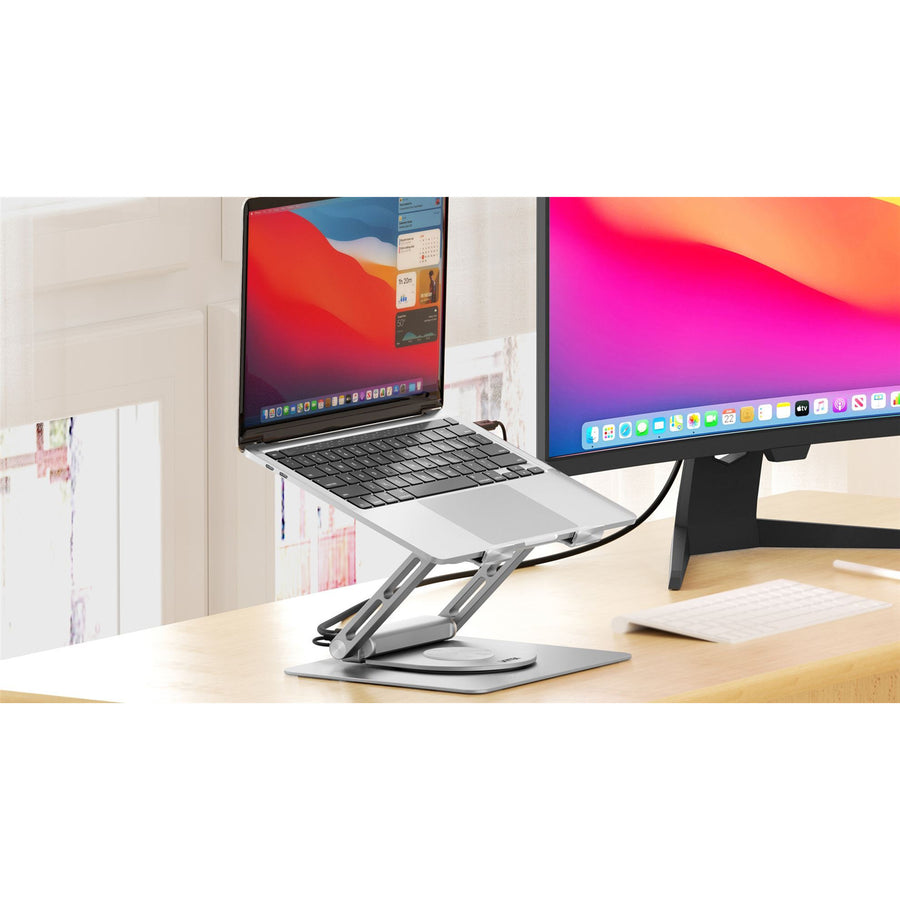 Unitek D1109A - Laptop Docking Station Stand w/ 360 Rotating Base. 2x USB-A Ports 1x HDMI