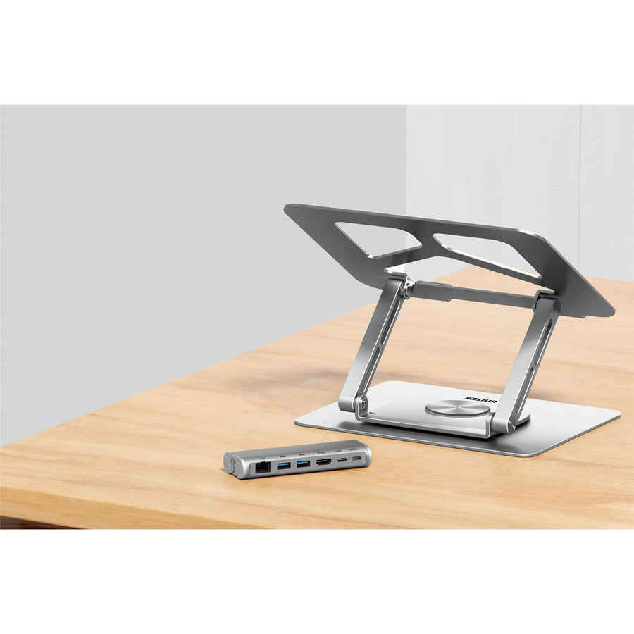 Unitek D1109A - Laptop Docking Station Stand w/ 360 Rotating Base. 2x USB-A Ports 1x HDMI