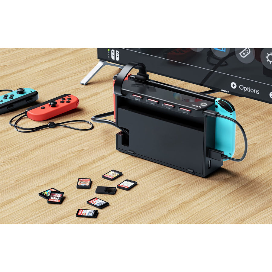 Unitek G1002D - Switch 4-in-1 Game Card Reader w/ 4x Card Reader Slots