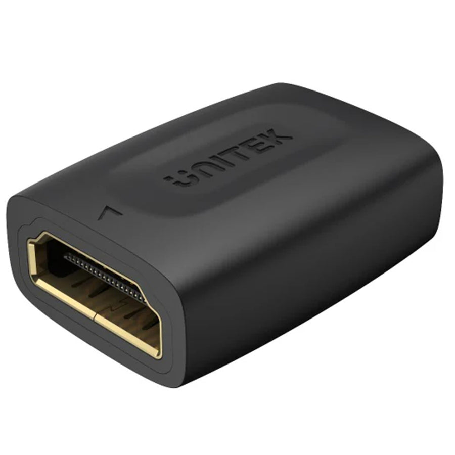 Unitek A1013BK - 4K HDMI Female to Female Coupler Gold-Plated connectors Supports 4K@60Hz UHD & HDR.