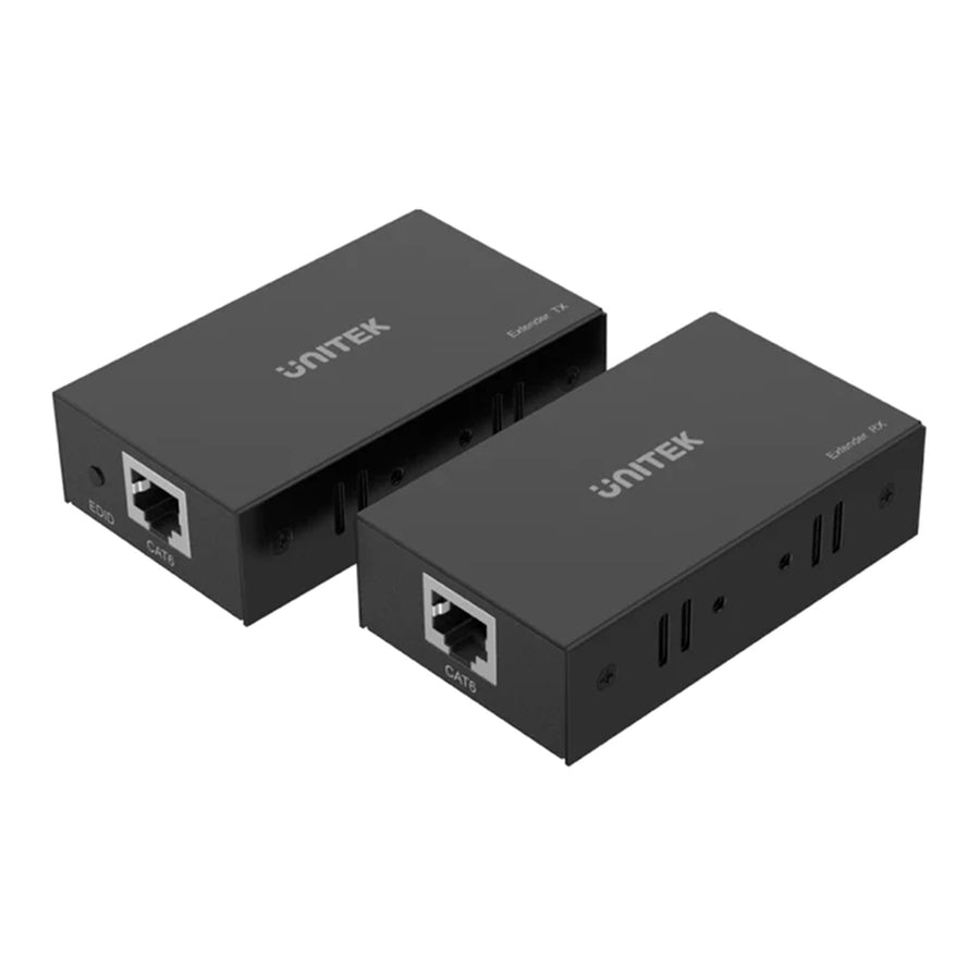 Unitek V100A - HDMI & IR Extender Kit Over Cat6 up to 60M. Supports up to 4K@30Hz.