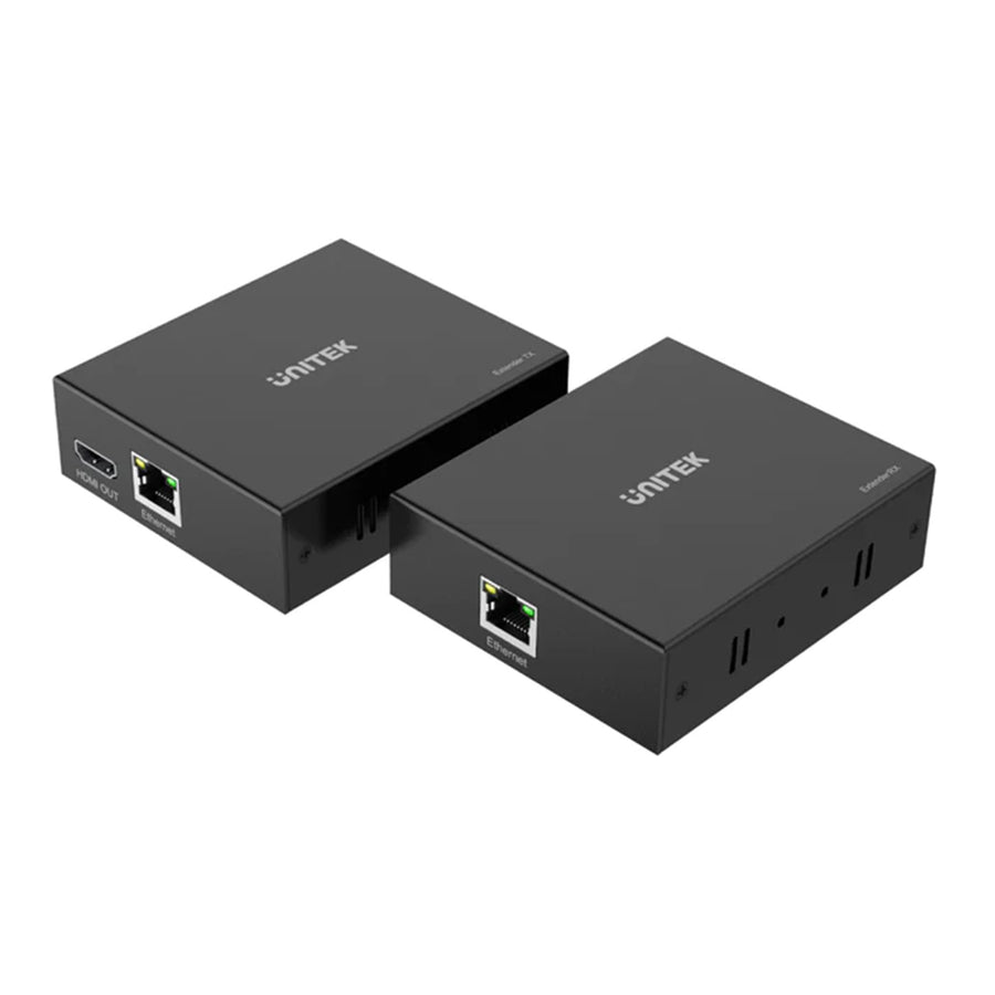 Unitek V101A - HDMI & IR Extender Kit Over Cat6 up to 150M. Supports up to 4K@30Hz.