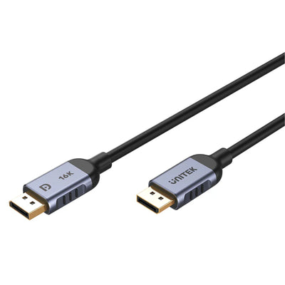 Unitek 1m DisplayPort V2.1 Cable. Supports 16K@60Hz 8K@120Hz & 4K@240Hz