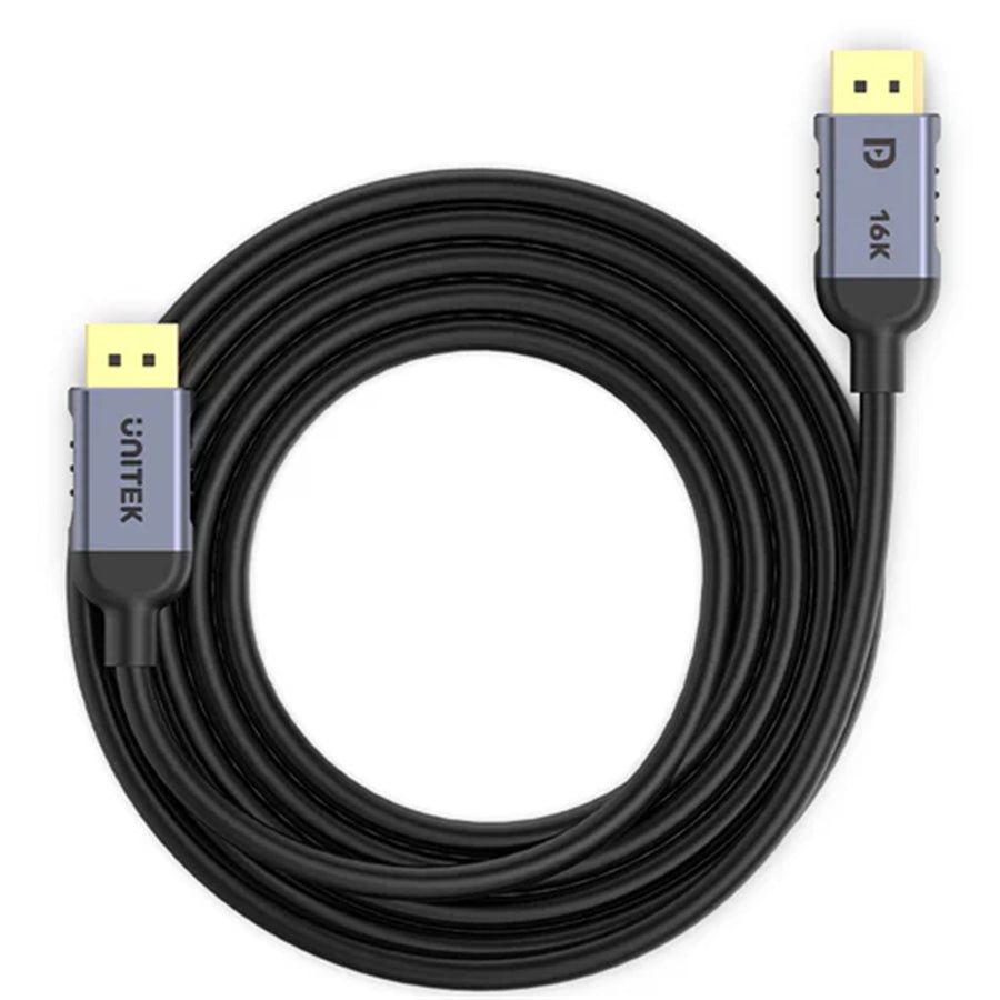 Unitek  C1626GY-3M DisplayPort 2.1 DisplayPort Cable - 3m - Space Grey