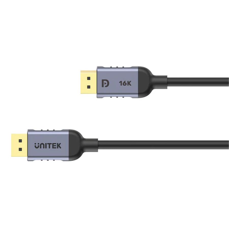 Unitek  C1626GY-3M DisplayPort 2.1 DisplayPort Cable - 3m - Space Grey