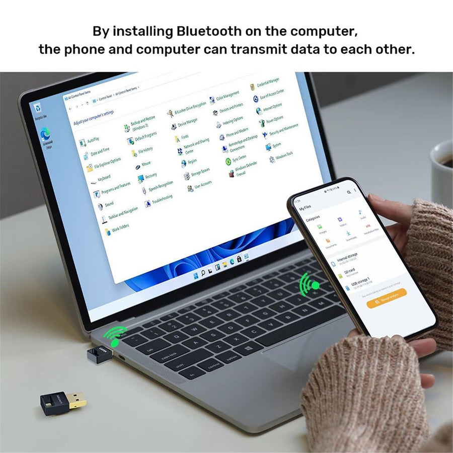 Unitek B105B - USB-A Bluetooth 5.3 Adaptor Multi-Device Communication up to 30m Micro Compact Size