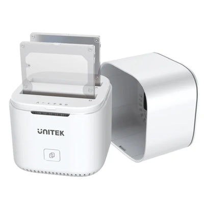 Unitek S1105B - Dual-Bay SATA 2.5'' SyncStation Docking Station. DAS/ Cloud Storage Center