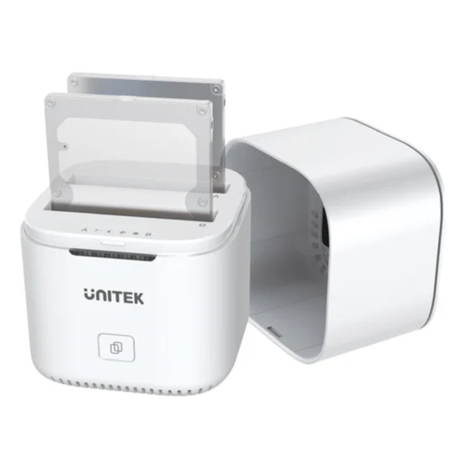 Unitek S1105B - Dual-Bay SATA 2.5'' SyncStation Docking Station. DAS/ Cloud Storage Center