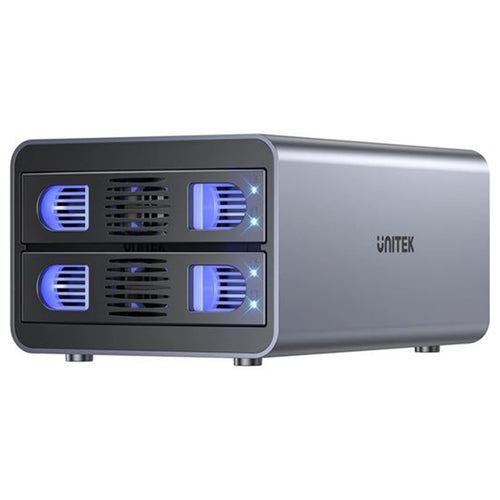 Unitek S1308B - 2-Bay RAID External HD Enclosure. Supports RAID 1 both 2.5'' & 3.5'' SATA HDD
