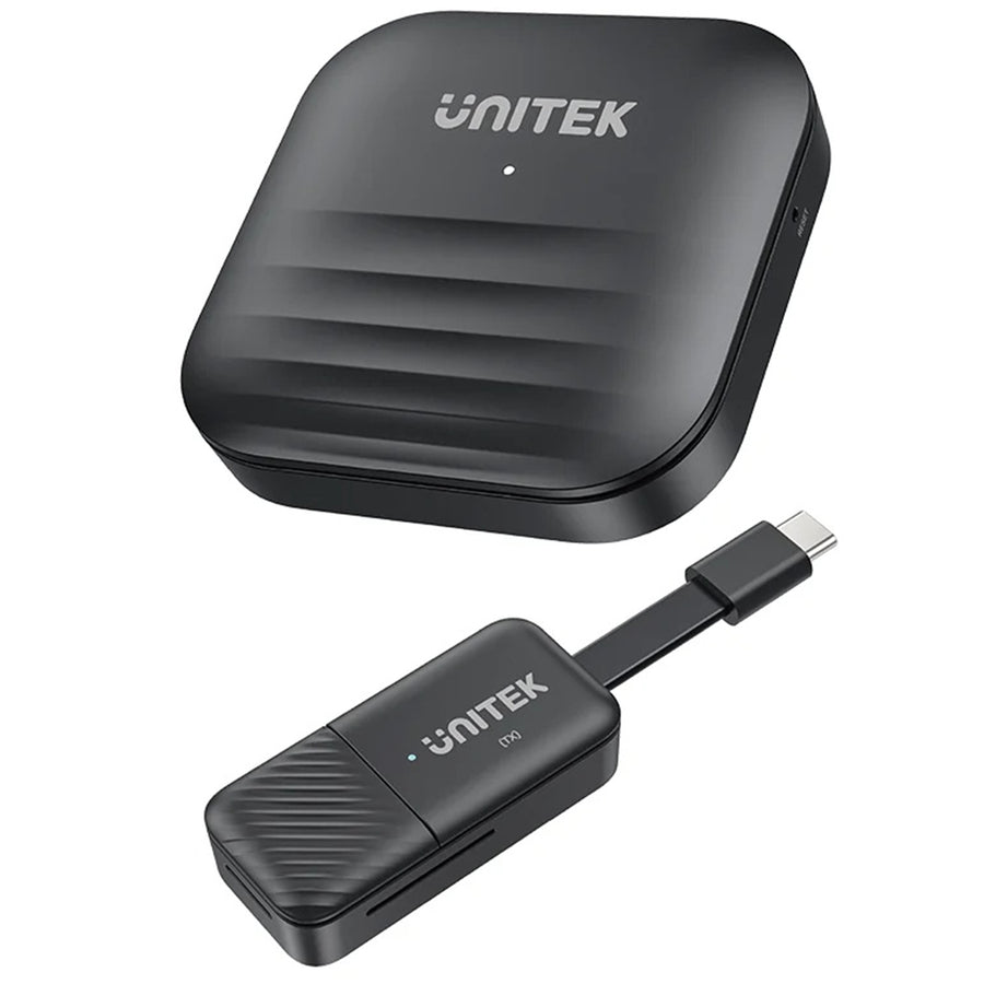 Unitek V1184A - USB-C Wireless HDMI Extender Kit. Res up to 1920x1080@60Hz