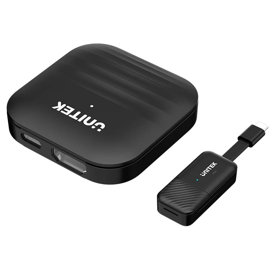 Unitek V1184A - USB-C Wireless HDMI Extender Kit. Res up to 1920x1080@60Hz