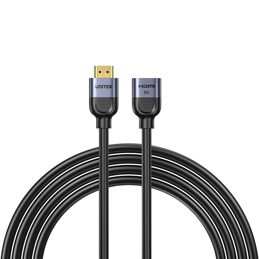 Unitek 0.5m 8K HDMI Extension Cable Supports 8K@60Hz/4K@120Hz HDR Built to Last Gold-plated