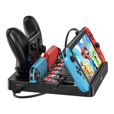 Unitek G1005A - Switch Charging Station w/ Game Card Reader One-touch Game Switching