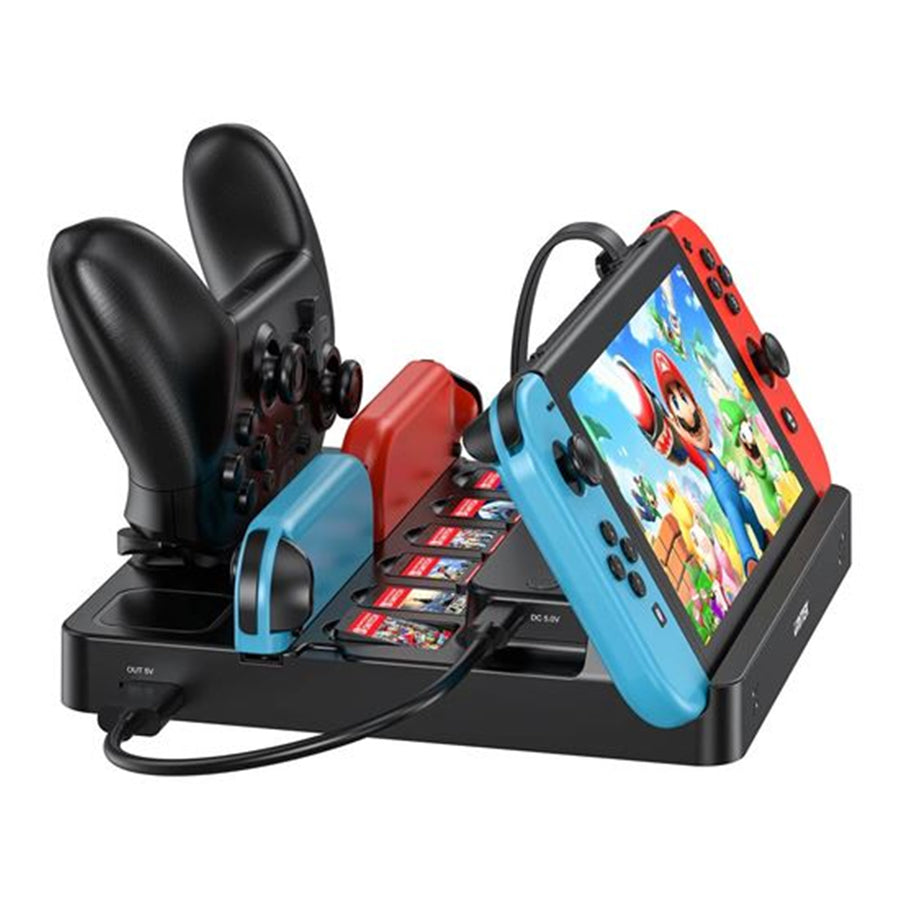 Unitek G1005A - Switch Charging Station w/ Game Card Reader One-touch Game Switching