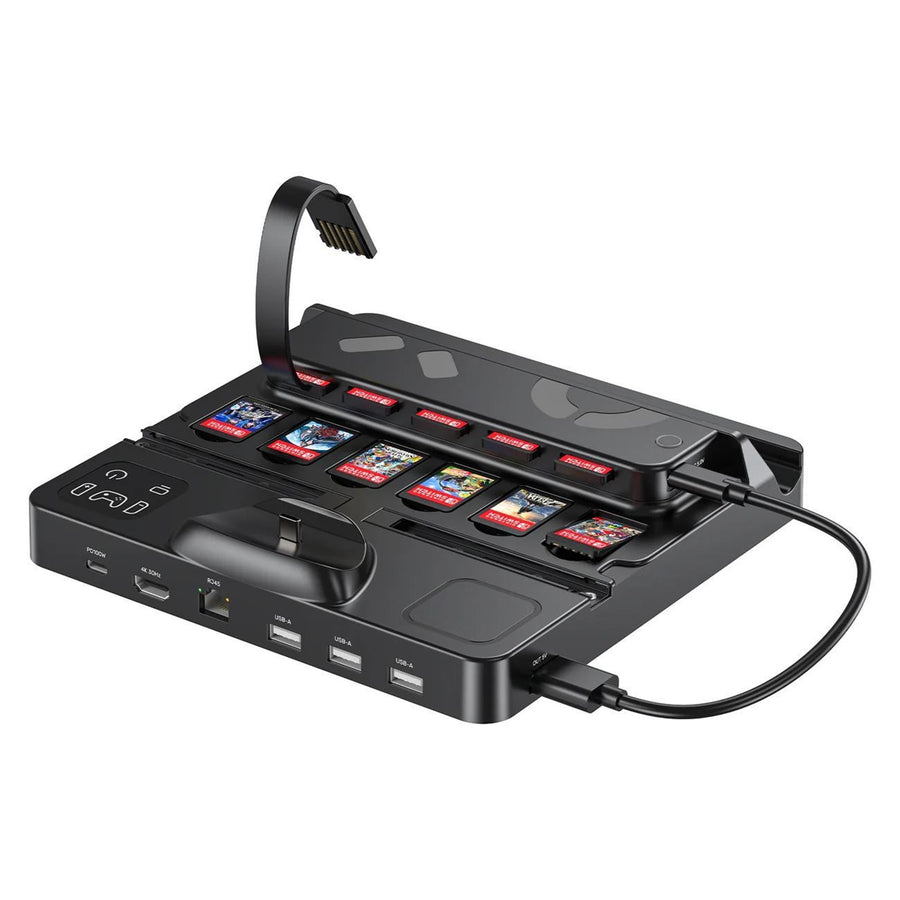 Unitek G1005A - Switch Charging Station w/ Game Card Reader One-touch Game Switching