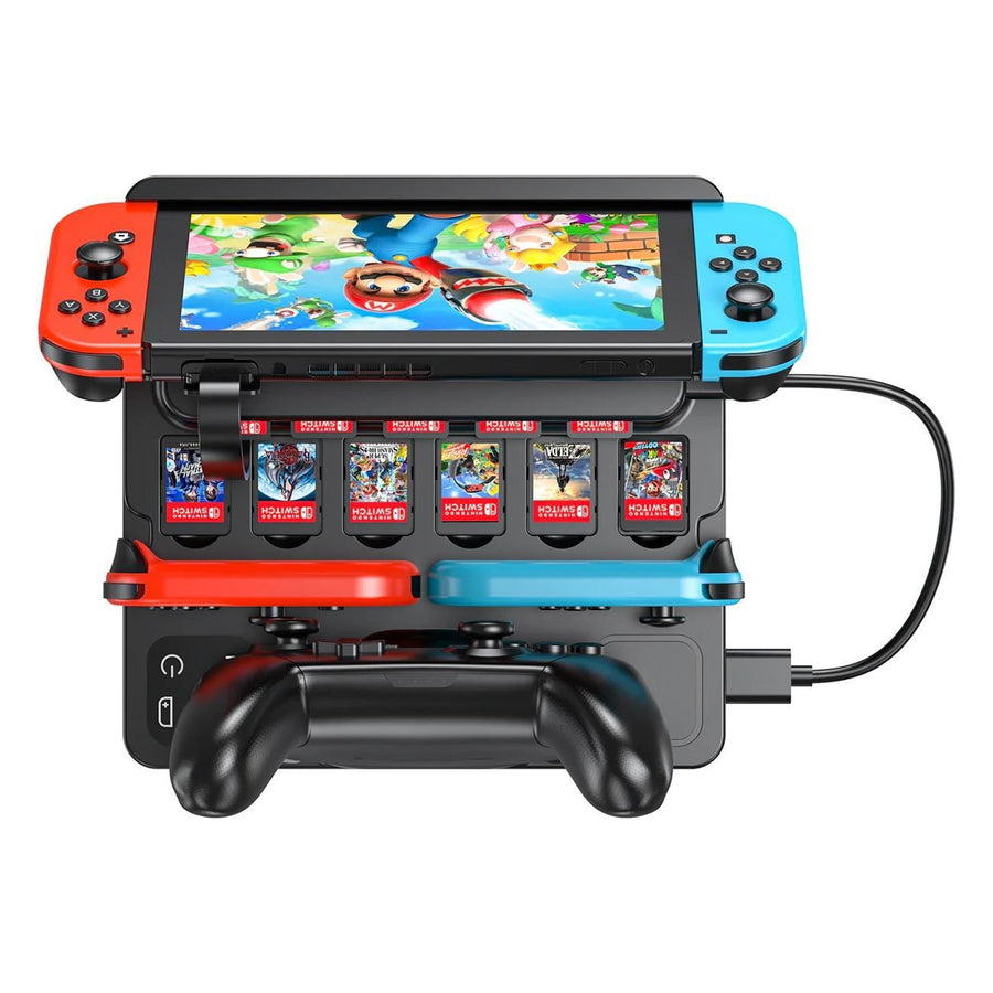 Unitek G1005A - Switch Charging Station w/ Game Card Reader One-touch Game Switching
