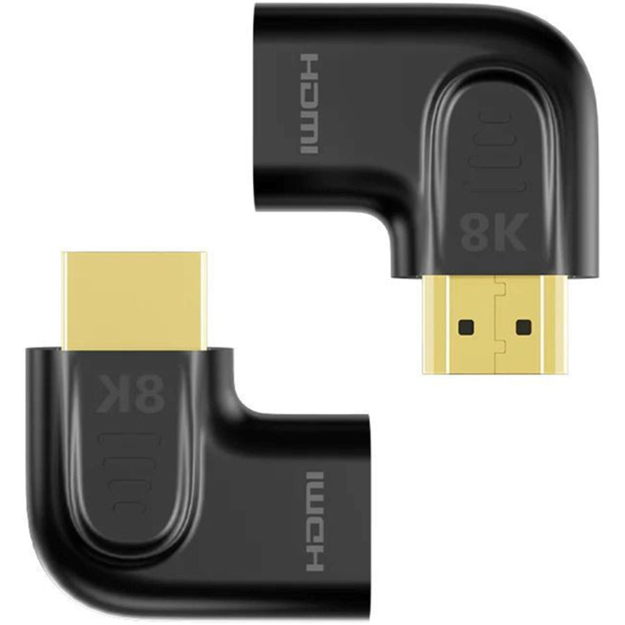 Unitek A1047A - 8K HDMI 90 & 270 Degree Vertical Flat Adapter w/ Gold-Plater Connectors