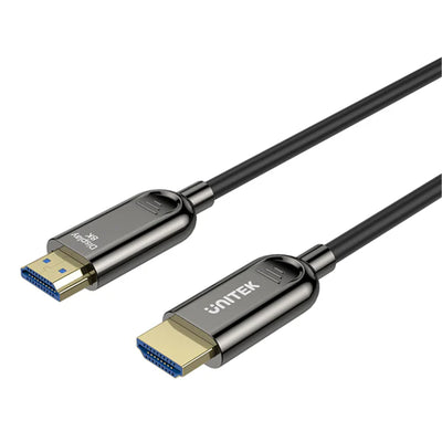 Unitek C11085GY01-15M - 15M 8K HDMI Fiber Optic 2.1 Cable & Supports 48Gbps. Support Max Res up to 8K@60Hz