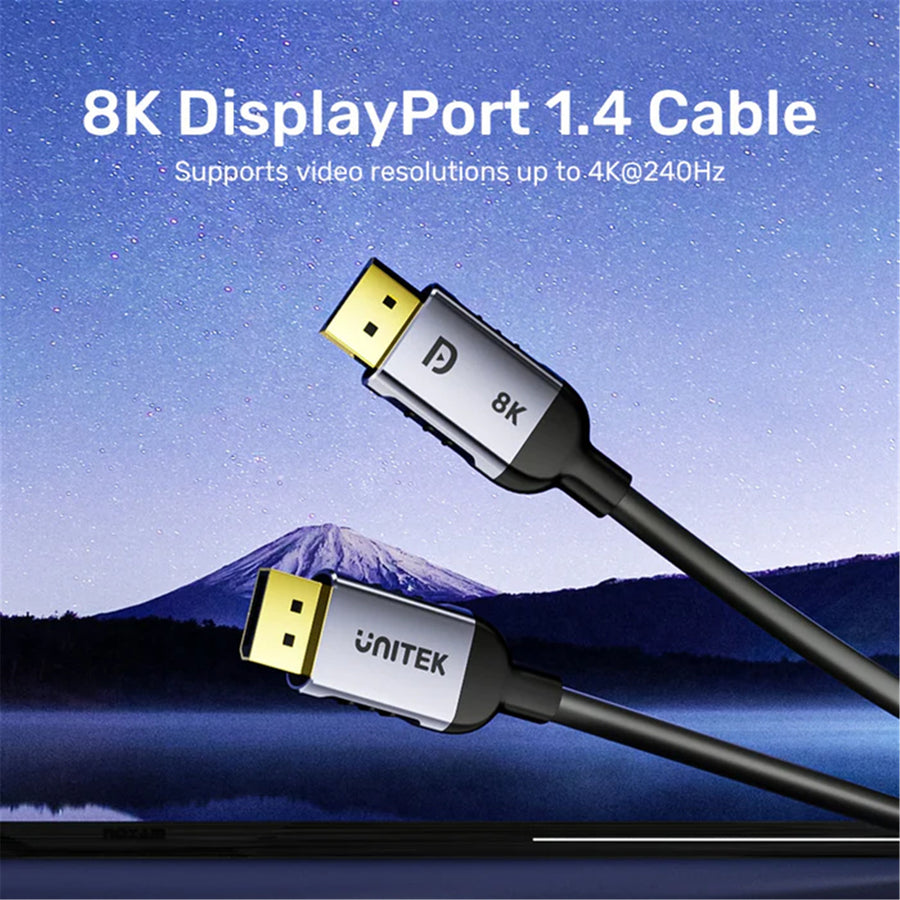 Unitek   DisplayPort 1.4 DisplayPort Cable - 3m