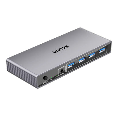 Unitek V1309A - 5Gbps HDMI KVM Switch. Switches Between 2 Devices 1 HDMI 4K@60Hz Display & 4 USB