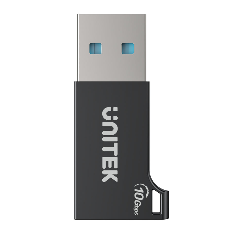 Unitek A1049A - 10Gbps USB-A to USB-C Adapter. Supports Data Sync & 3A Fast