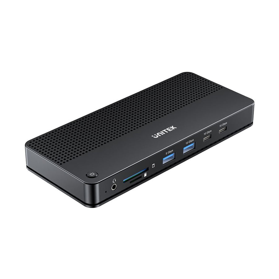 Unitek D1104A - 13-in-1 USB-C 10Gbps Universal Docking Station 100W PD. 3x USB-A 10Gbps Ports
