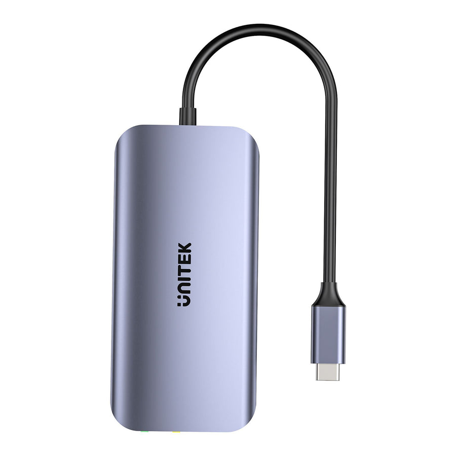 Unitek   8-in-1 5Gbps USB Multi-Port Hub with USB-C Connector - Space Grey