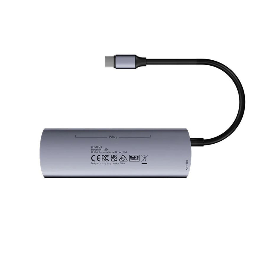 Unitek H1112D - 4-in-1 10Gbps USB Multi-Port Hub w/ USB-C Connector. 2x USB-A & 2x USB-C Ports.