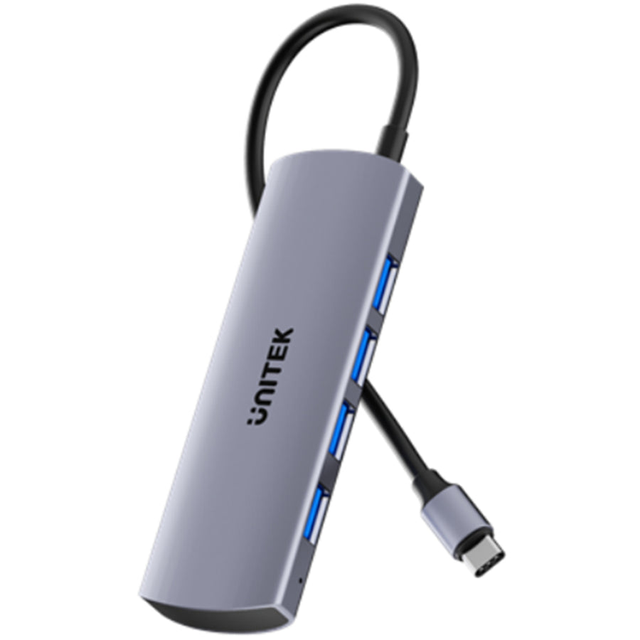 Unitek H1112E - 4-in-1 10Gbps USB Multi-Port Hub w/ USB-C Connector. Includes 4x USB-A Ports.