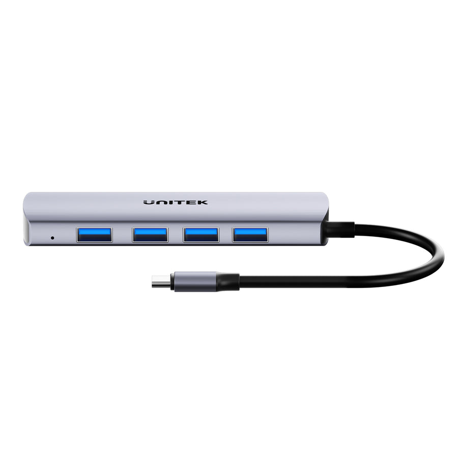 Unitek H1112E - 4-in-1 10Gbps USB Multi-Port Hub w/ USB-C Connector. Includes 4x USB-A Ports.