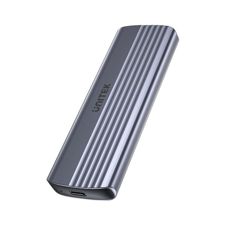 Unitek S1241B - USB-C 10Gbps to NVMe M.2 SSD Enclosure 30cm USBC to C Cable 10Gbps Transmission Speed