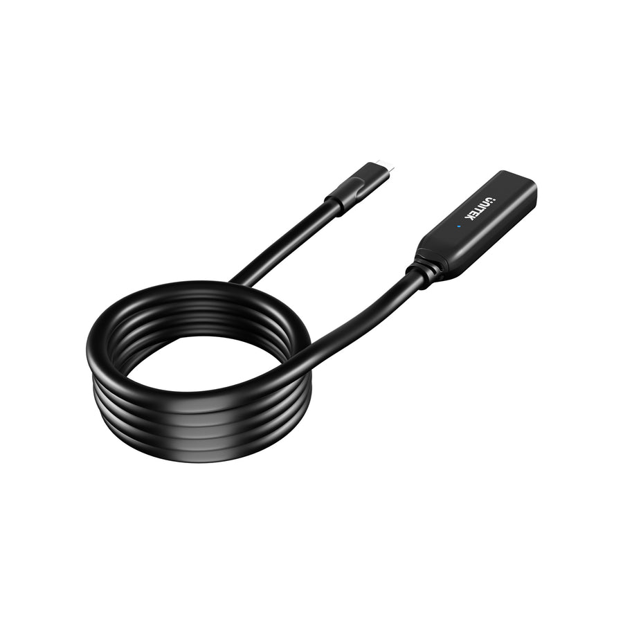 Unitek U1335A - 5m 10Gbps USB-C Extension Cable Built-in Signal Boosters 10Gbps Data Transfer