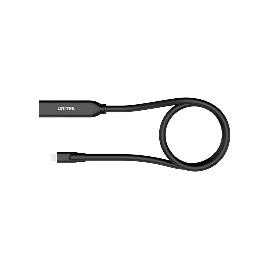 Unitek U1335A - 5m 10Gbps USB-C Extension Cable Built-in Signal Boosters 10Gbps Data Transfer