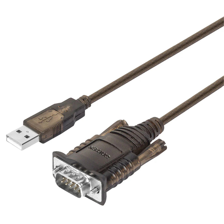 Unitek Y-108 - 1.5m USB 2.0 to Serial (DB9M) RS232 Converter. Link PC to Serial Devices