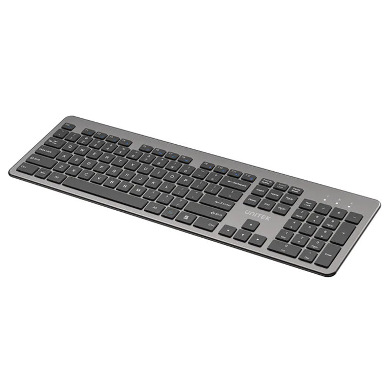 Unitek T054A - 2.4G Wireless Keyboard & Mouse Combo. Space Grey